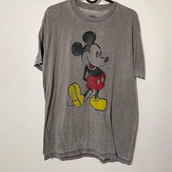 Disney Other - Disney, Mickey Mouse vintage style ultra soft t-shirt, men’s size M, gray
